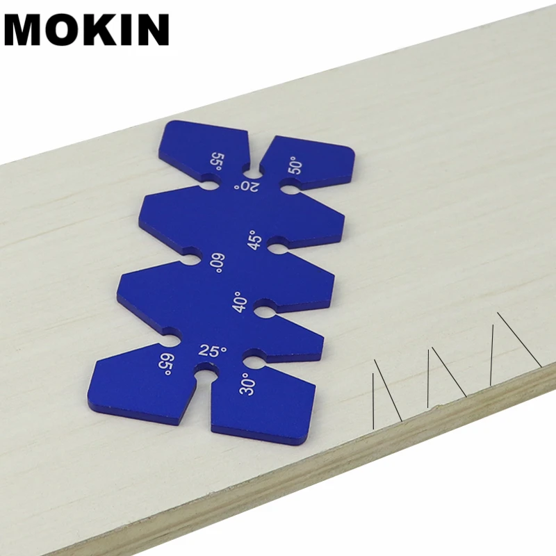 Woodworking Angle Gage Gauge Aluminum Alloy Ruler Screw Thread Cutting Measuring Instrument | Инструменты