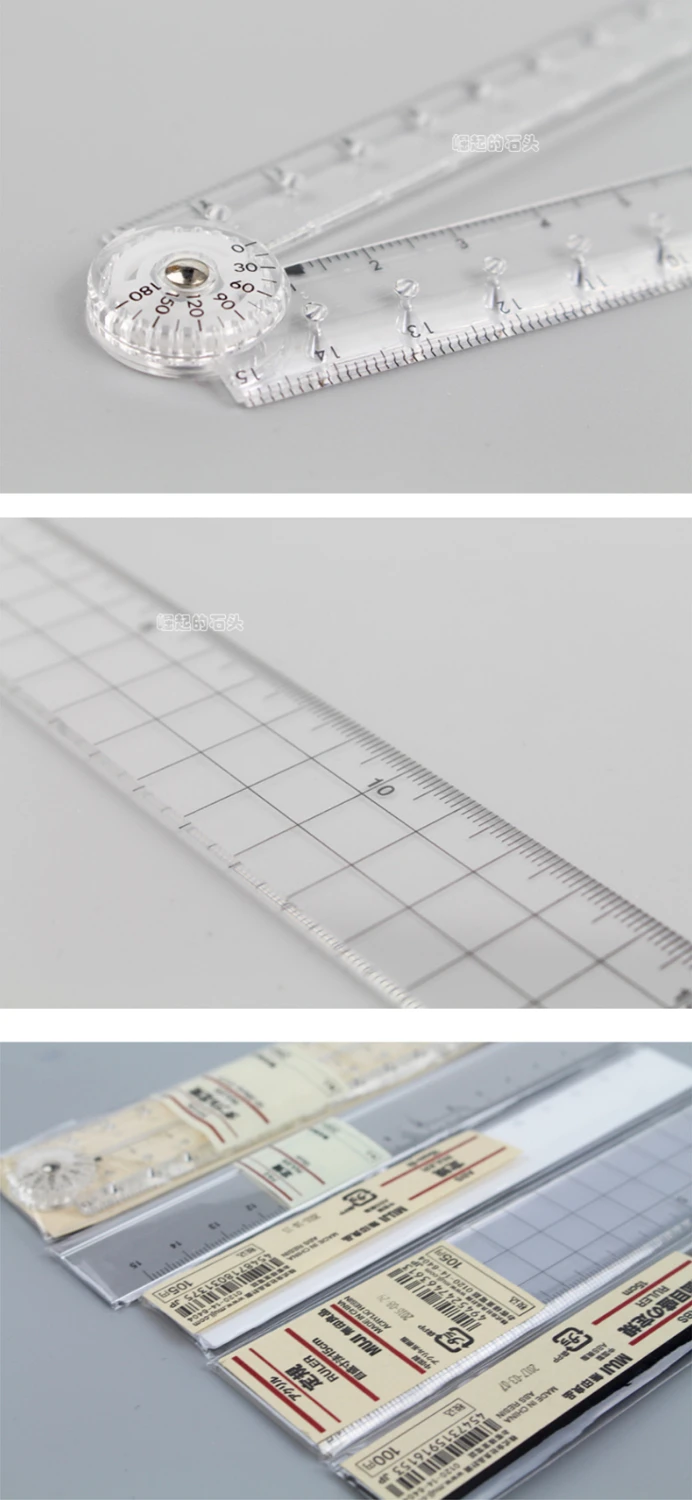 1 шт. MUJI 15 см ПРОСТАЯ ПРОЗРАЧНАЯ линейка пластиковая акриловая линейка, обучение писчая, для рисования канцелярские принадлежности для студентов