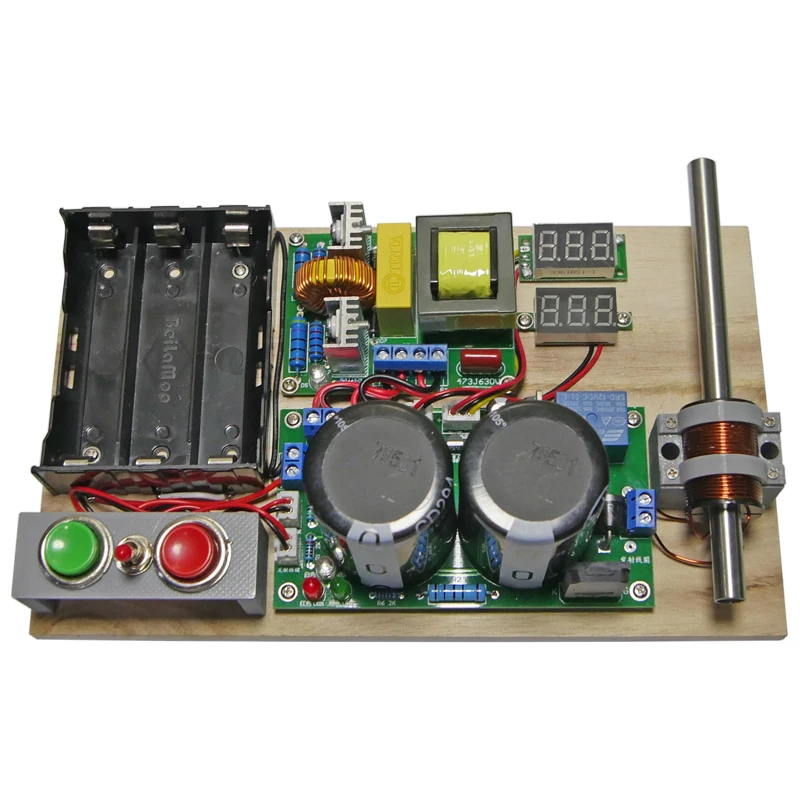 

High-voltage Electromagnetic Gun Scientific Experiment Model Electromagnetic Coil Gun Popular Science Model Toys