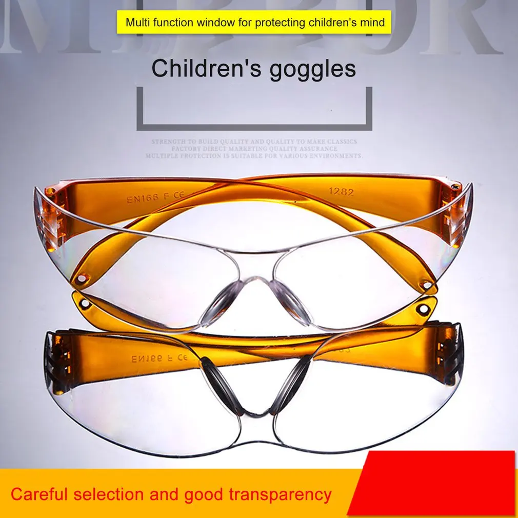 

1 PCS Safety Glasses Lab Eye Protection Clear Lens Protective Eyewear Safety Goggles Supplies Promotion Anti-Fog