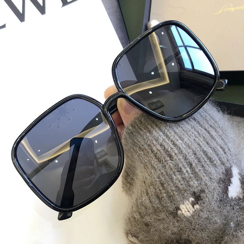 Женские поляризованные солнцезащитные очки винтажные Роскошные Большие