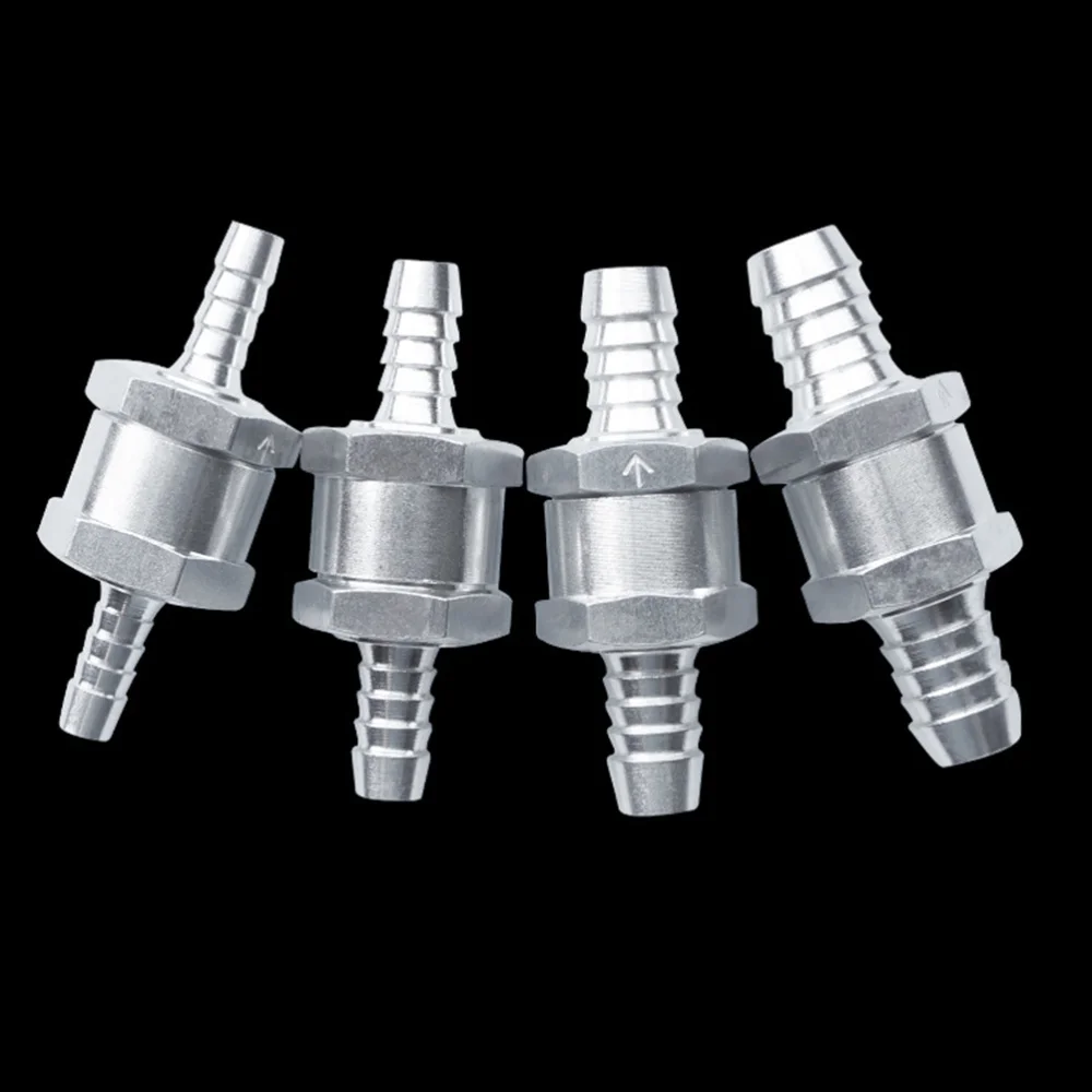 4 шт. алюминиевый сплав односторонний топливный обратный клапан без возврата