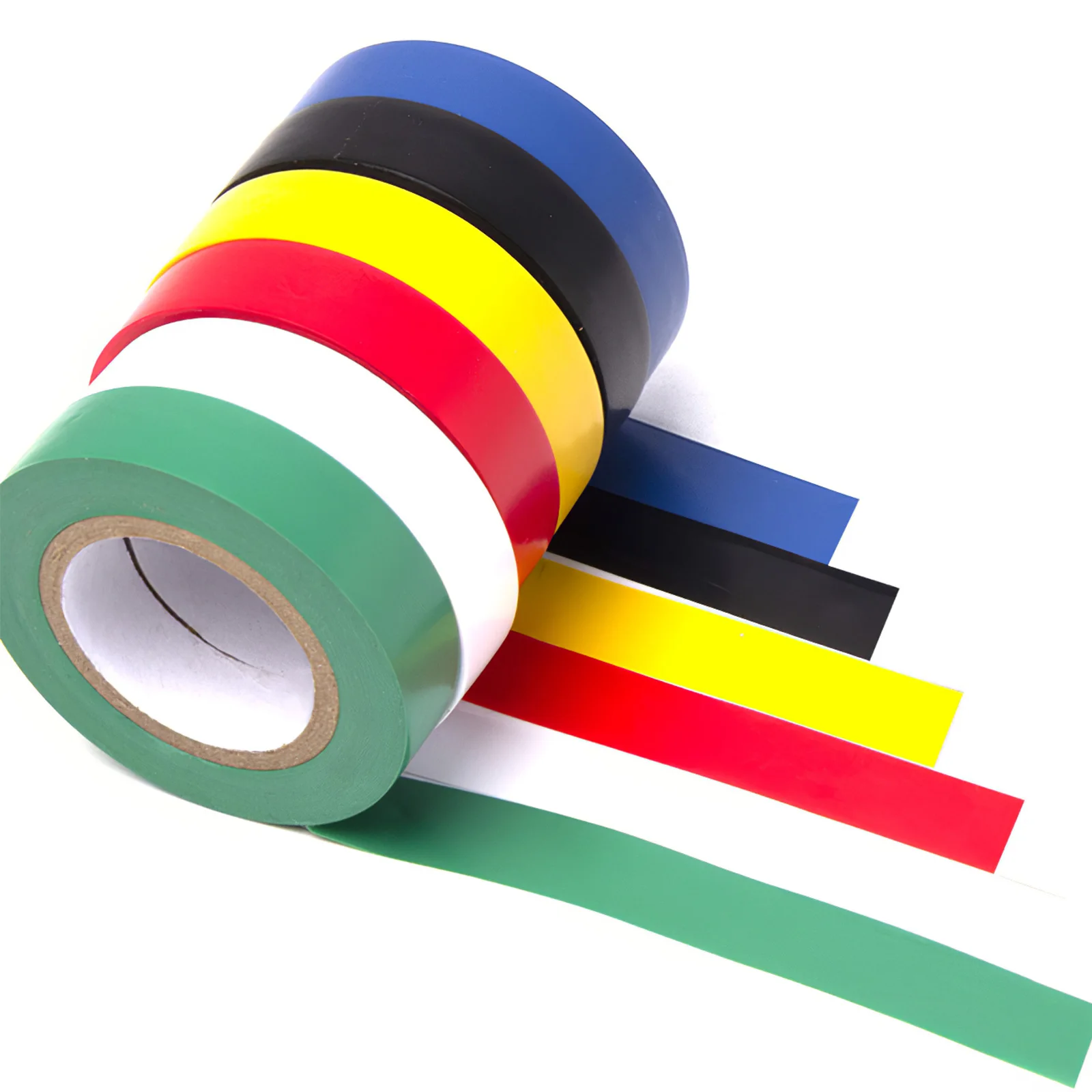 

6PCS 6-Colors 10M Electrical Tape Insulation Adhesive Tapes High Temperature Sealing Insulation Tape Waterproof PVC Tapes