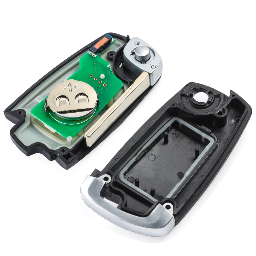 KEYECU модификация складной дистанционный ключ брелок 868 МГц PCF7946 для BMW CAS2 3 5 6 7 X3 X5 Z3