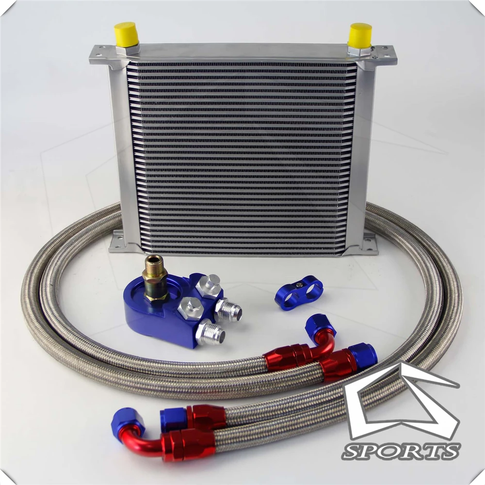 Универсальный 34 ряд 248 мм AN10 Масляный радиатор для трансмиссии двигателя