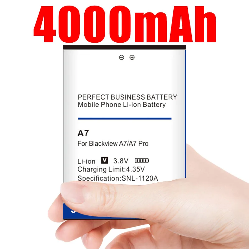 

Двойная запасная батарея 4000 мАч для Blackview A7