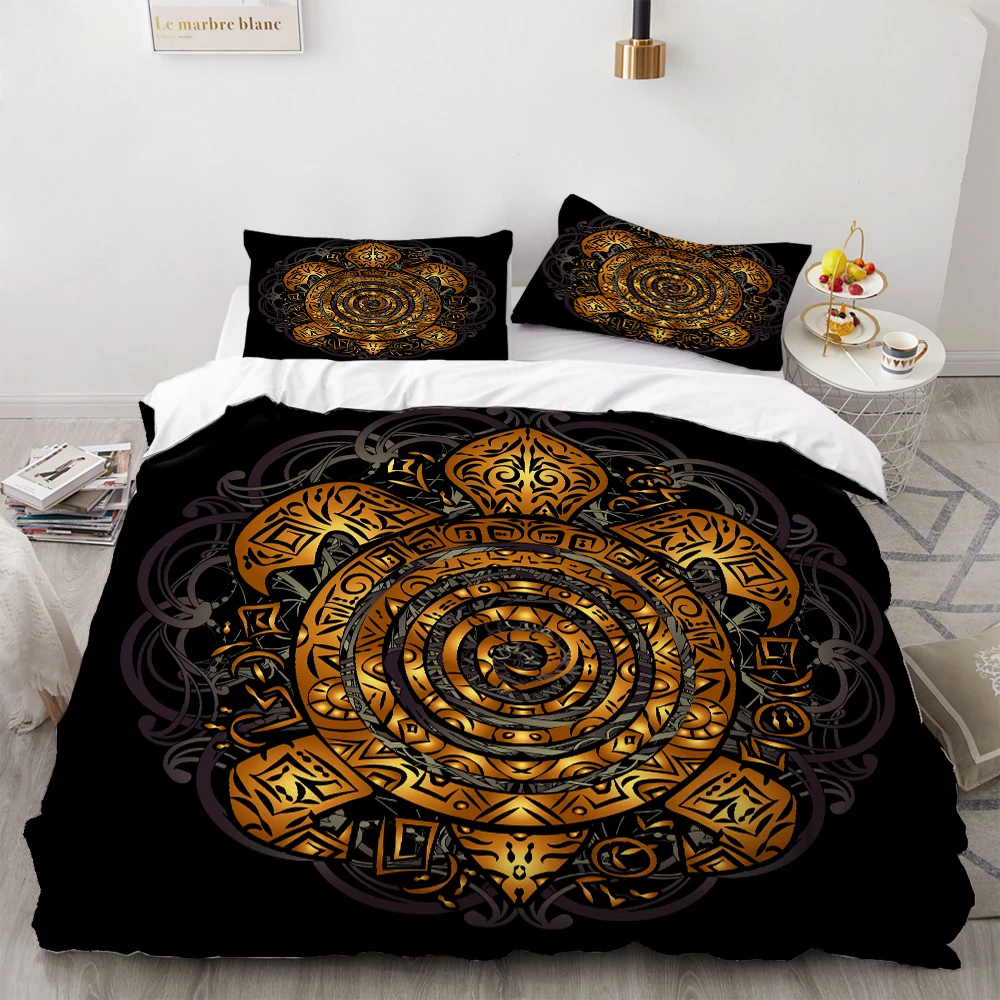 

Комплект постельного белья с принтом черепахи, 2/3 предметов, пододеяльник с 3D-принтом, пододеяльник для кровати для взрослых