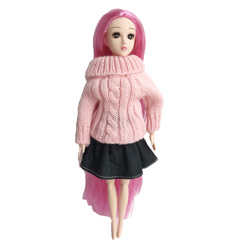 

12 подвижных шарнирных 30 см 1/6 куклы, игрушки с красивым зимним свитером, модные куклы, игрушки для девочек, подарок