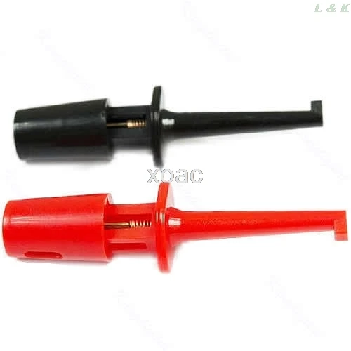 1 пара одиночный зажим с крючком тестовый зонд мини-захват для мультиметра M09