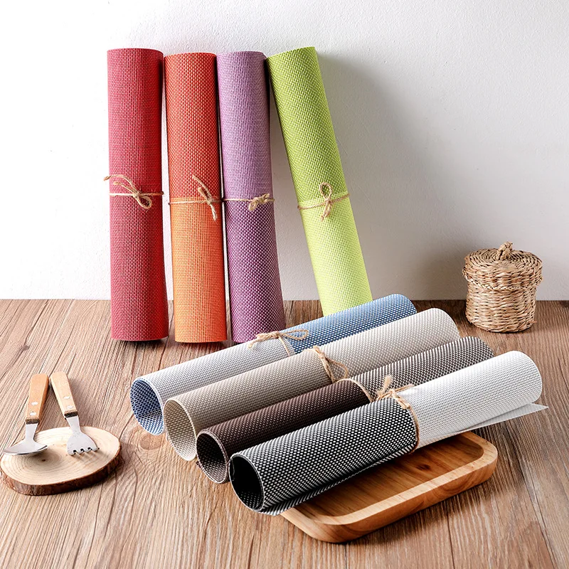 Новая мода ПВХ настольные коврики европейские кухонные принадлежности столовые