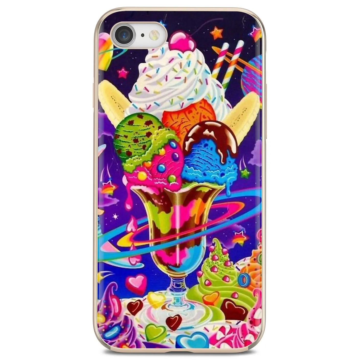 Силиконовый чехол для телефона Лиза Фрэнк тигр лошадь собака кот iPhone 11 Pro 4 4S 5 5S SE 5C