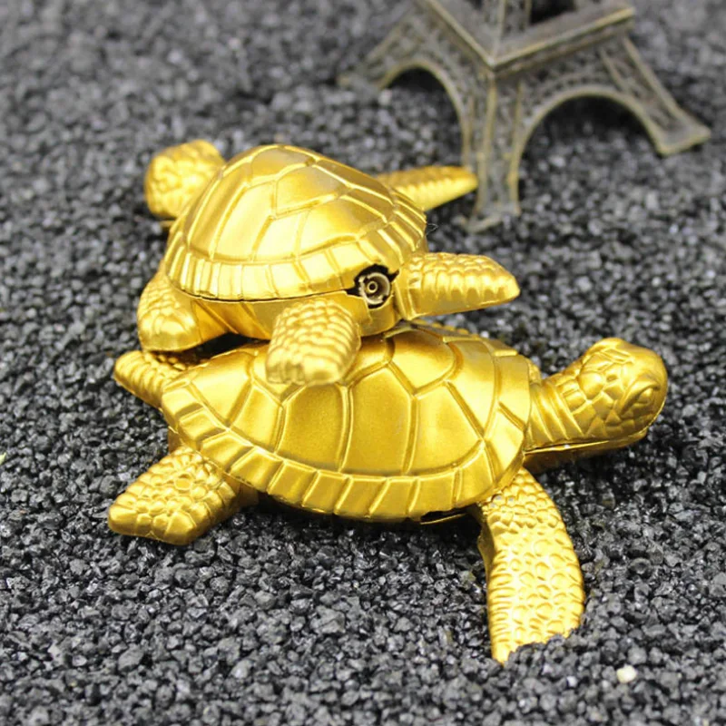 

Butane Inflatable Lighter Creative Metal Mini Tortoise Model Cigarette Lighter Men Gift Cigarette Accessories