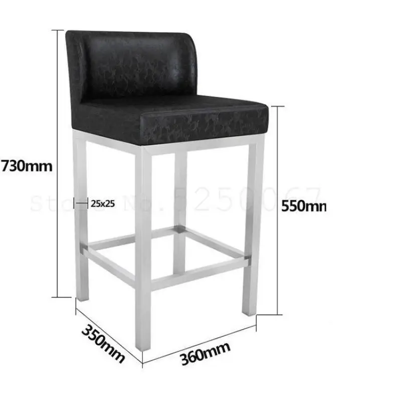 Ювелирный магазин стул скандинавский барный простая задняя стойка высокий из