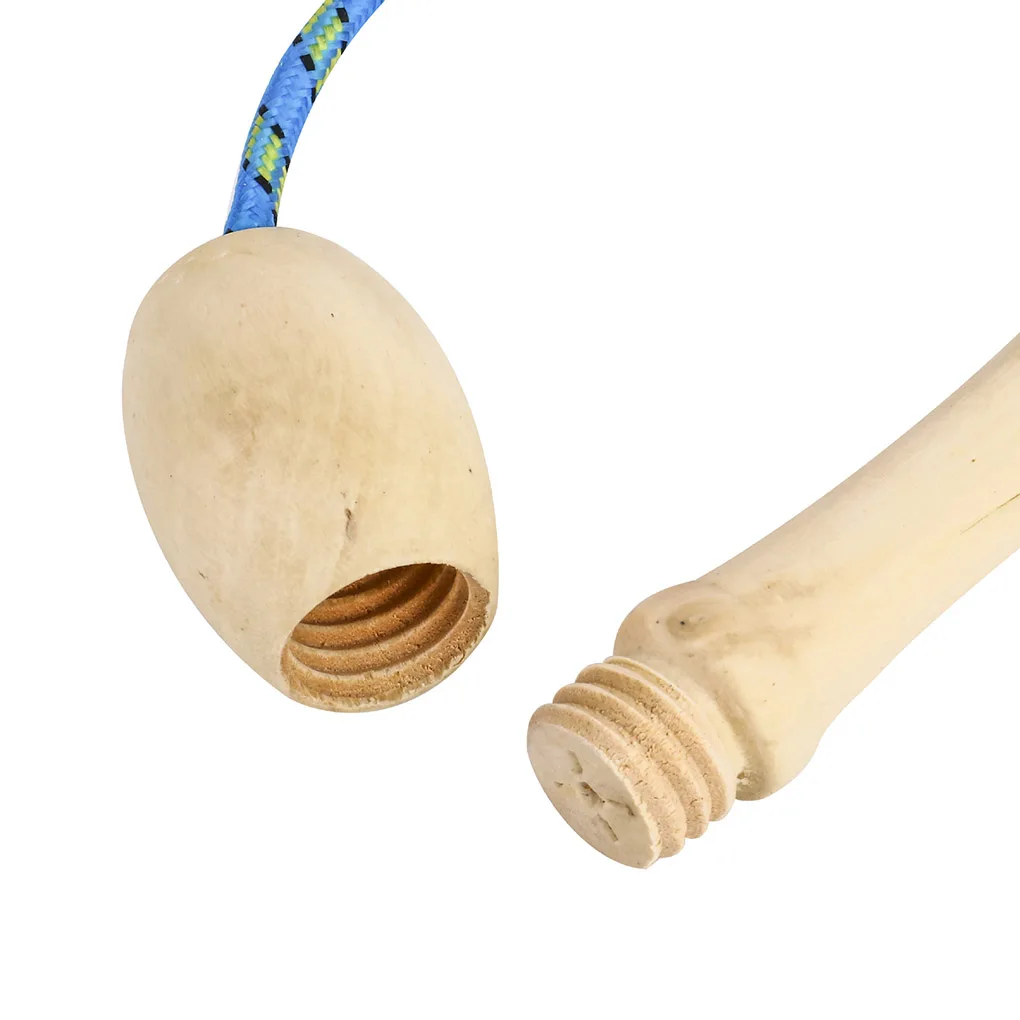 

Color Random Fitness Wooden Handle Jumping Rope Outdoor Indoor Exercise Training Workout Skipping Cord