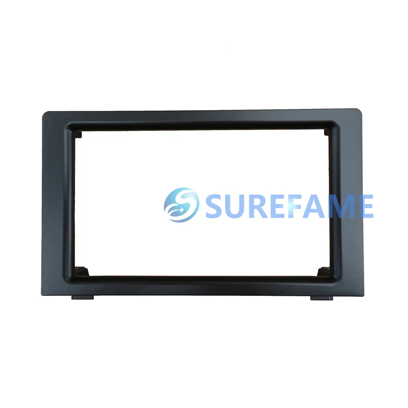 Переходная рамка с двумя разъемами Din для Saab 93 2005 + радио DVD стерео CD панели отделка