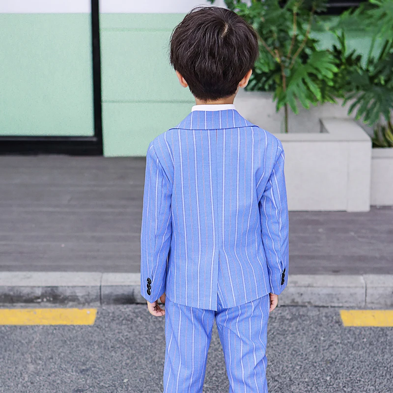 Комплект из 2 предметов для мальчиков в полоску белый и черный цвета