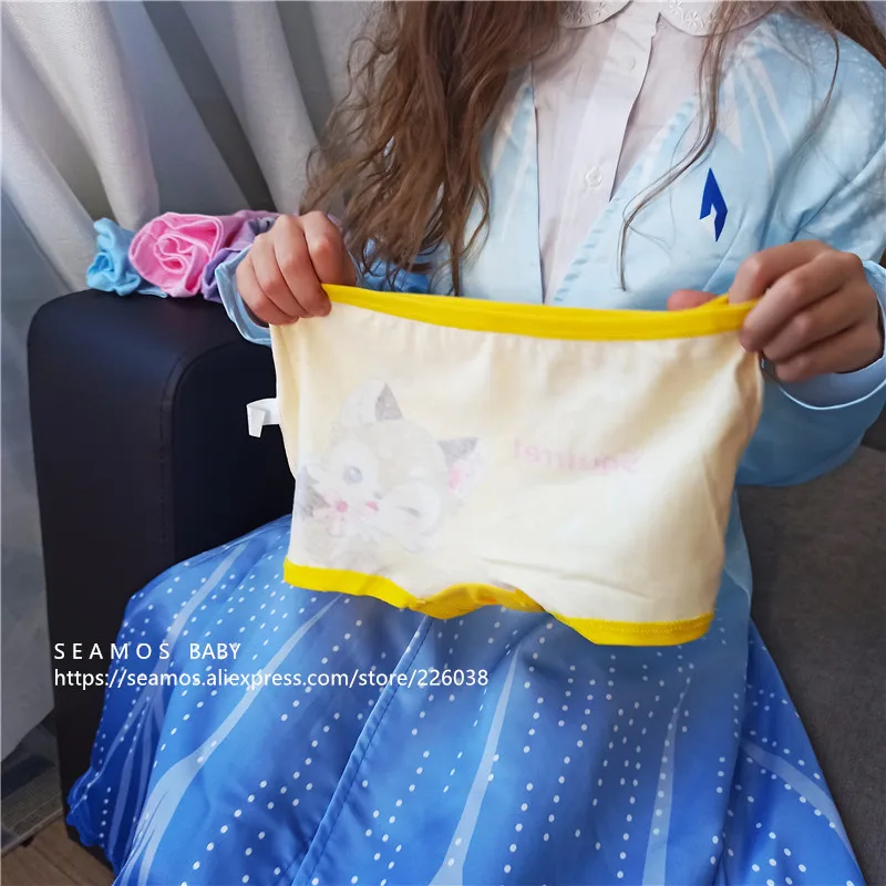 4 шт. в партии трусы для маленьких девочек детское нижнее белье из хлопка детей