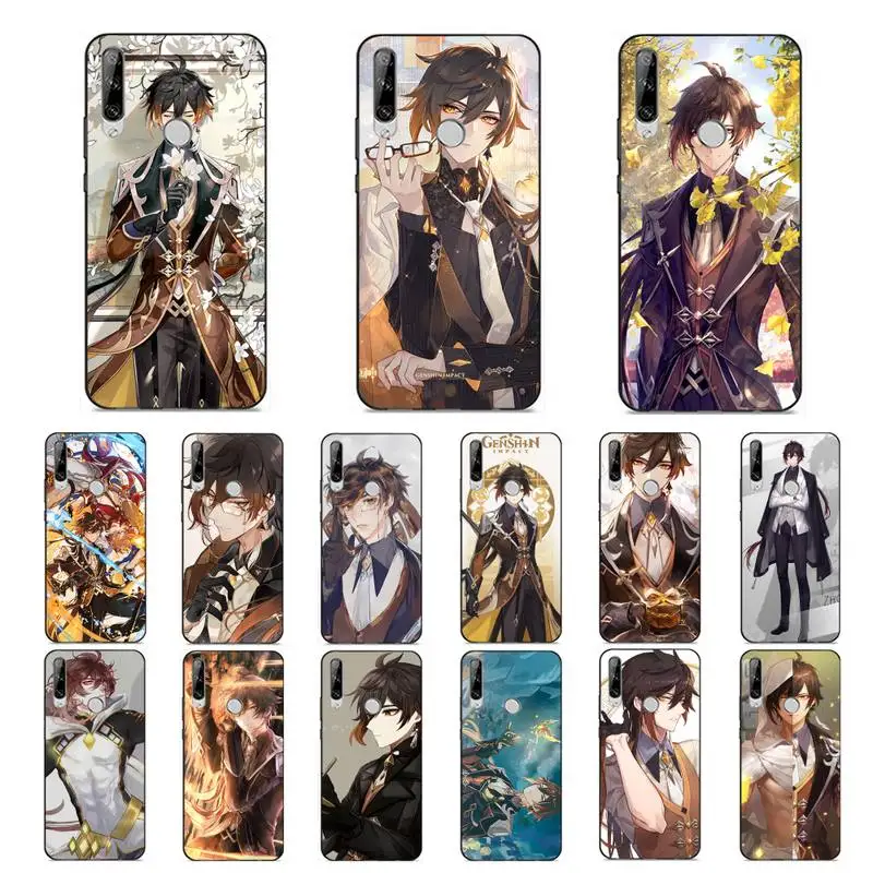 

MaiYaCa Genshin Impact Zhongli Phone Case for Huawei Y 6 9 7 5 8s prime 2019 2018 enjoy 7 plus
