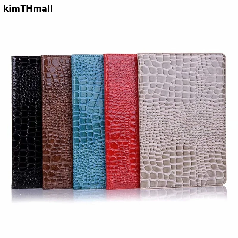 

Case For Samsung Galaxy tab S6 T860 T865 10.5" Cover Smart flip crocodile grain Stand Card slot case for Galaxy tab S6 case