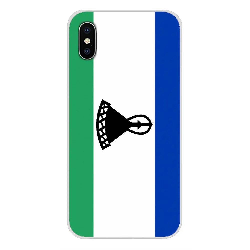 Мягкий чехол с рисунком национального флага Лесото Мали для Apple iPhone X XR XS MAX 4