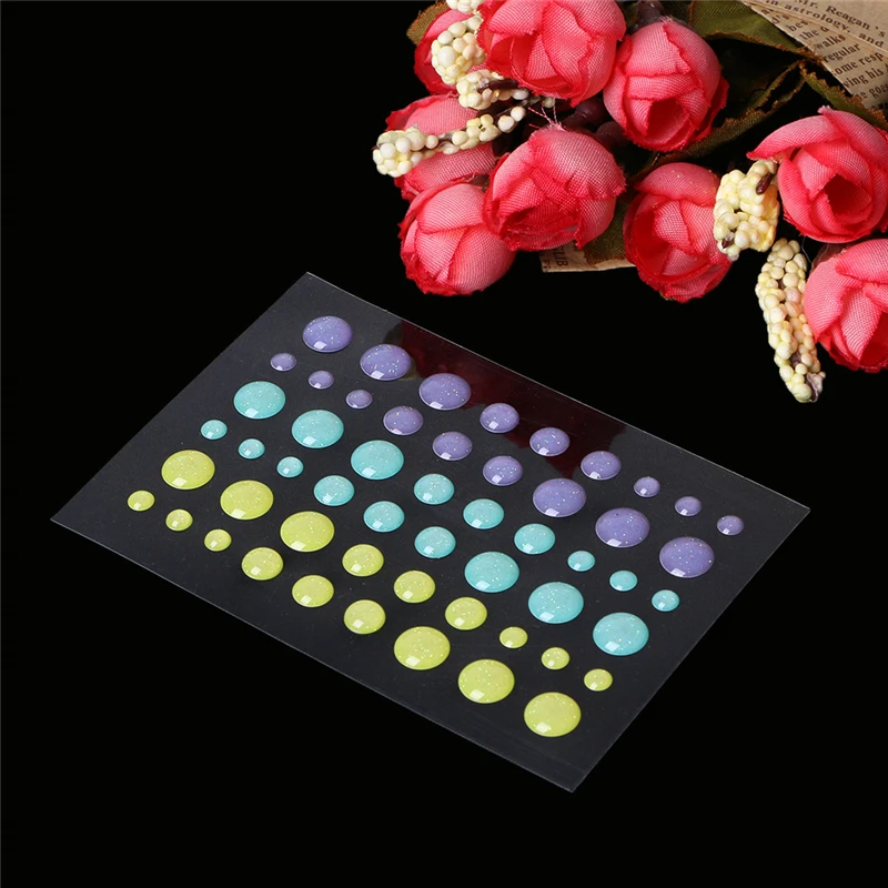 Эмалированная самоклеящаяся отделка в горошек для рукоделия и