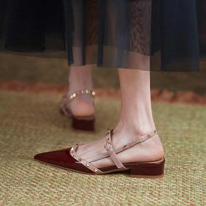 Новинка лета 2021 стильные сандалии Baotou в сказочном римском стиле на среднем