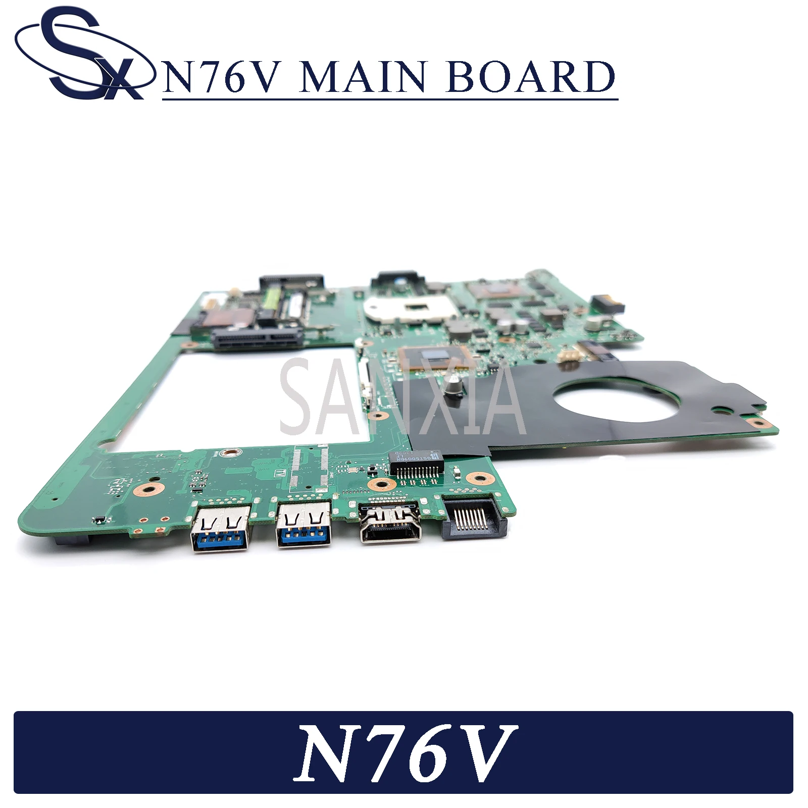 Материнская плата KEFU N76V для ноутбука ASUS N76VZ N76VJ N76VM N76VB оригинальная материнская HM76