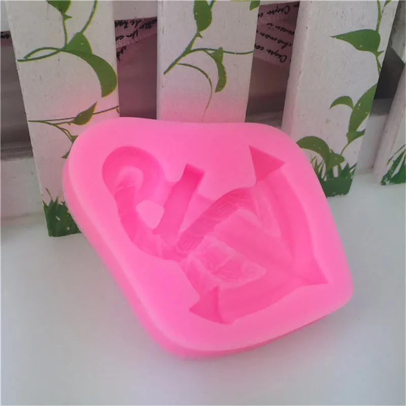 Anchor Rudder Silicone Mold Ship Rope Fondant Cake Sugarcraft Decorating DIY Tools Pastry Chocolate Cupcake Baking Moulds