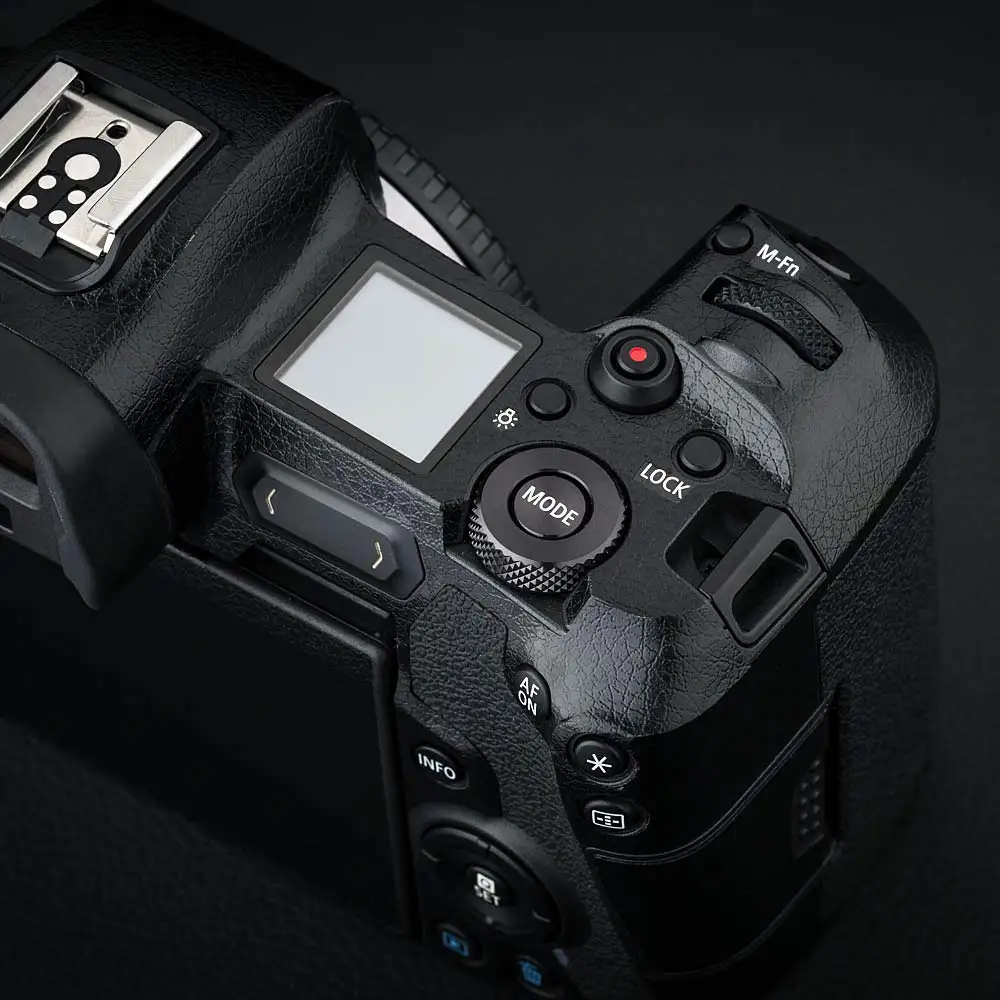 Кожаная текстура Защитная пленка для корпуса камеры Canon EOS R6 R5 RP R 200D 250D SL3 SL2 M6 Mark