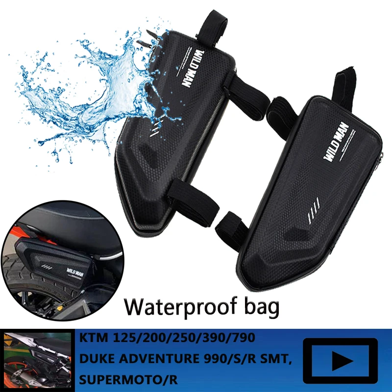 Для KTM 125/200/250/390/790 DUKE Adventure 990/S/R SMT SUPERMOTO/R мотоциклетная Боковая Сумка модификация