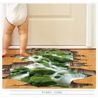 3D потоковая напольная настенная наклейка съемные настенные наклейки виниловые художественные наклейки для гостиной 50*70 см