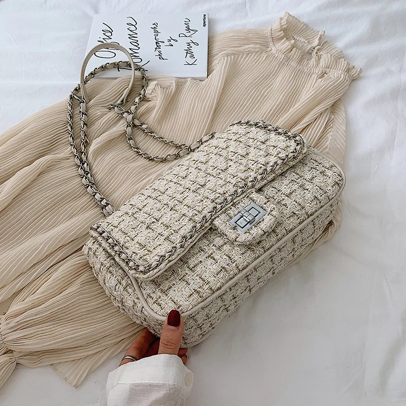 2019 маленькая ароматическая сумка женская новая плечевой мешок шерстяная