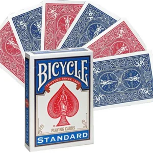 1 колода велосипед двойная задняя красная и синяя задняя игральные карты Gaff волшебные карты специальные реквизиты крупный план сцена Волшебные трюки для волшебника