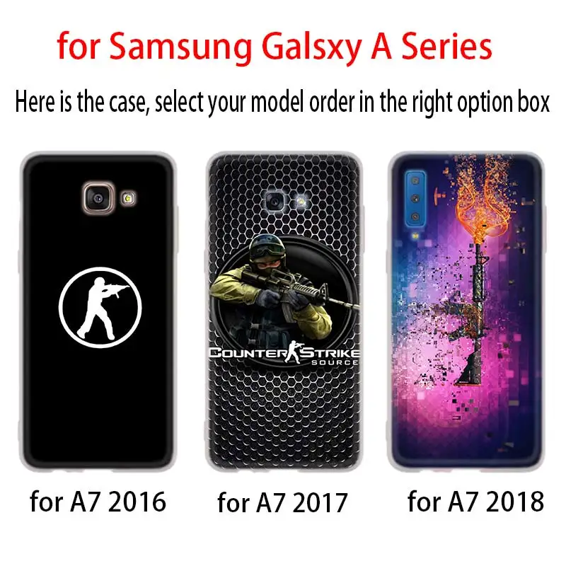 Cs go counter strike global offension cs чехол для телефона Galaxy A10 A20 A30 A40 A50 A60 A70 A6 A8 Plus A7 A9 2018 A3 A5 2017