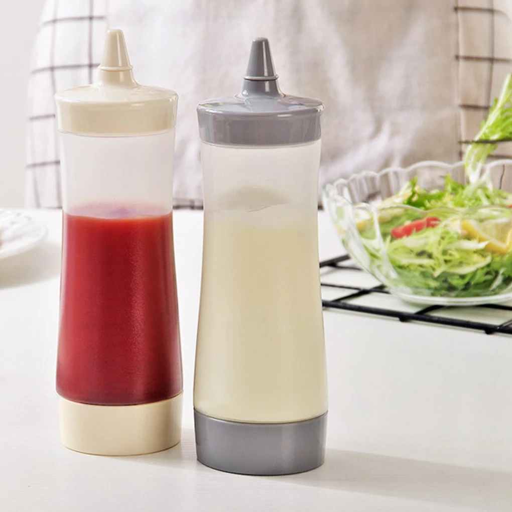 

Sauce Bottle Mustard Tomato Sauce Condiment Dispenser Container Plastic Squeeze Bottle 2021 new dropshipping