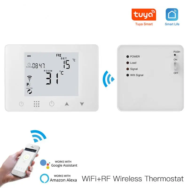 

Умный термостат Tuya для теплого пола, Wi-Fi, работает с Alexa Google Home