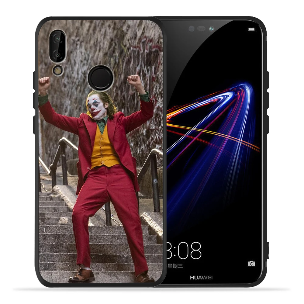 Joker 2019 Phone Case For Huawei p20 Pro P20 Lite case P30 P9 P8 P10 Honor 8X Luxury 9X 10 20 Coque Soft Silicone Funda Etui |