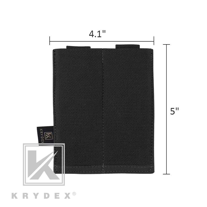 

KRYDEX Double Open Top Magazine Pouch Tactical High Speed Fast Draw MOLLE PALS 9mm.45 Pistol Mag Pouch Holster 4 Colors Optional