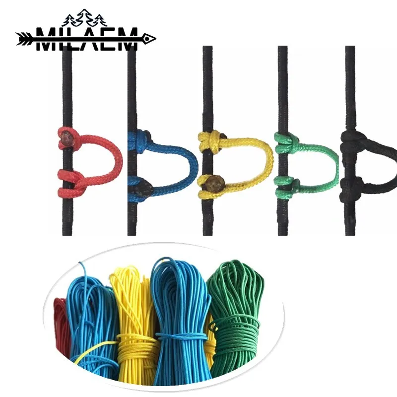 Трос для стрельбы из лука 3 метра D веревочная петля нейлоновая веревка U образный