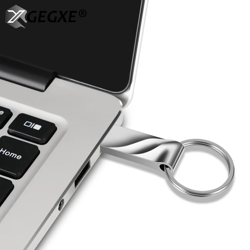 USB Флешка 32 Гб 8 16 64 128 ГБ Водонепроницаемая металлическая u-флешка для ноутбука |