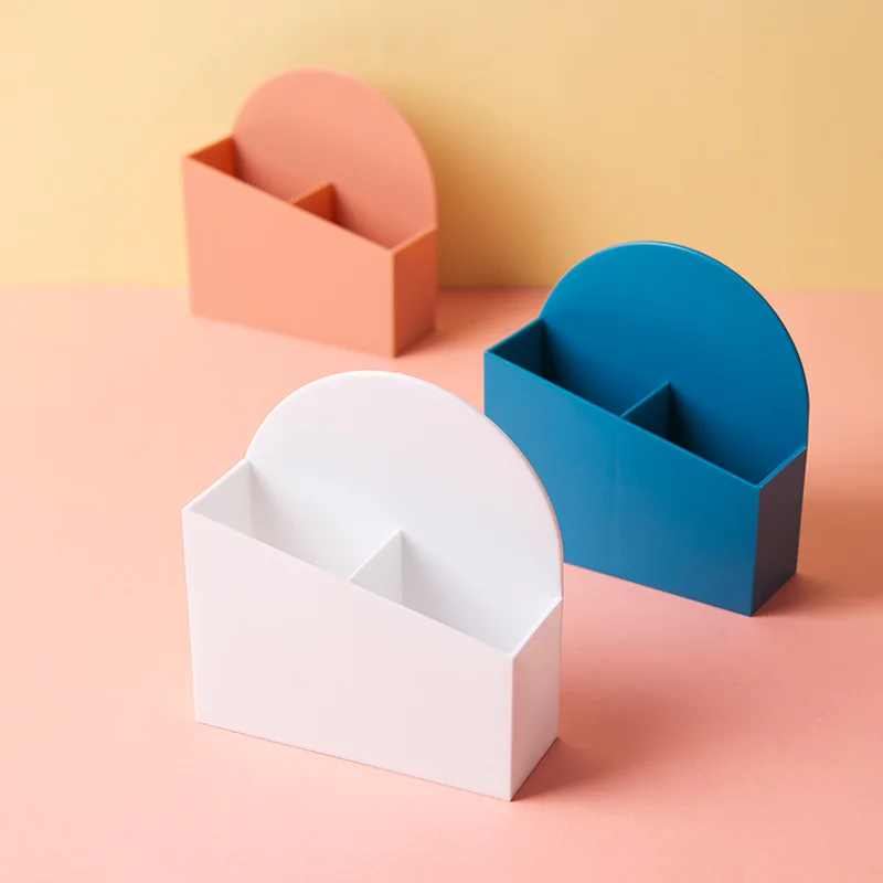 

Многофункциональная Пластиковая настольная подставка для ручек, карандаш для макияжа, косметическая коробка для хранения кистей, держател...