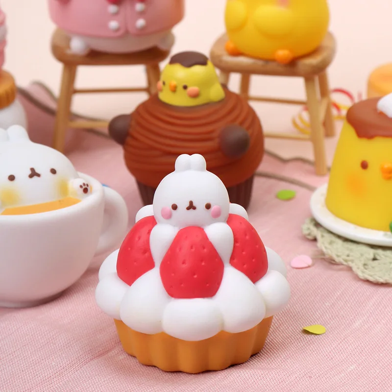 

MOLANG Bunny and Chick Series Figures Blind Box Guess Bag Caja Ciega Toys Doll Anime Figure Desktop Ornaments Gift Collection