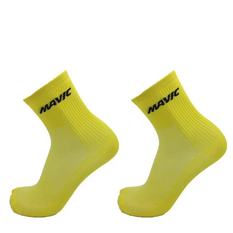 Бренд Профессиональный гоночные велосипедные носки Mavic Для мужчин женщин Сжатие