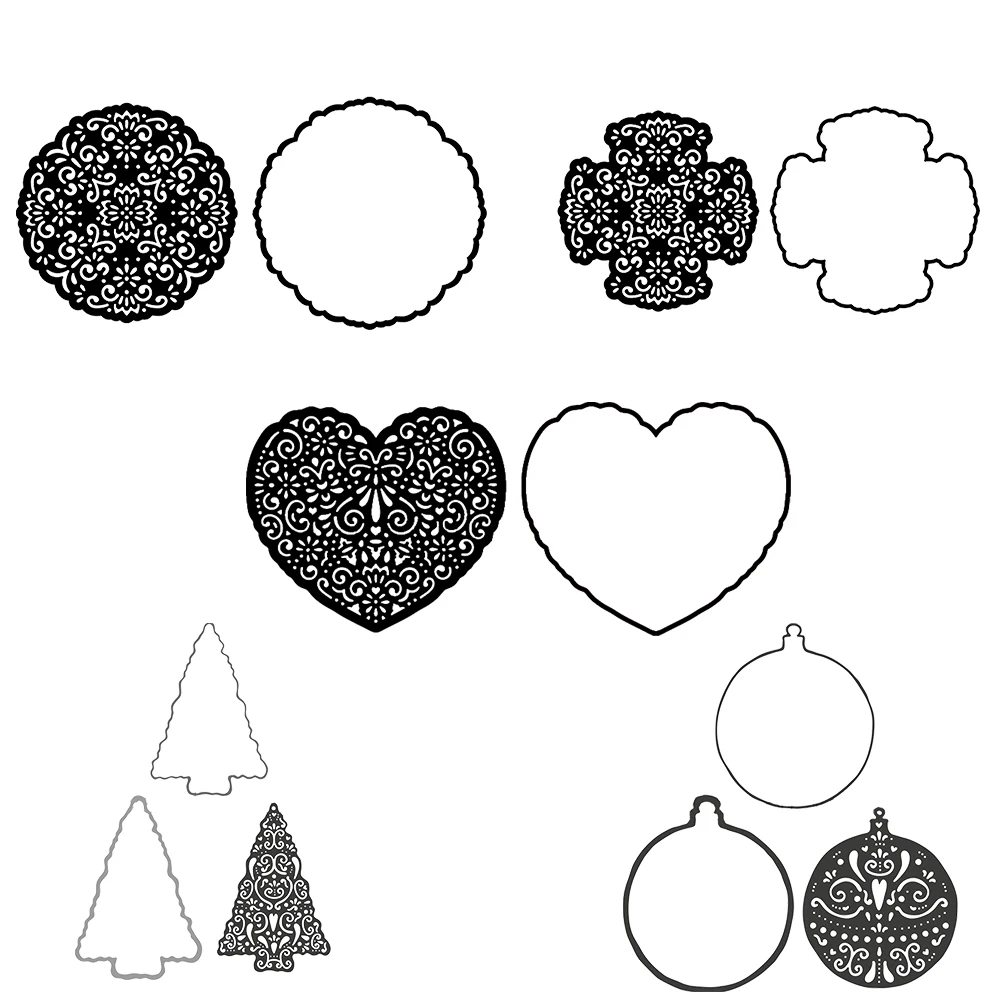 Новейшие металлические Вырубные штампы для рукоделия скрапбукинга|Вырубные