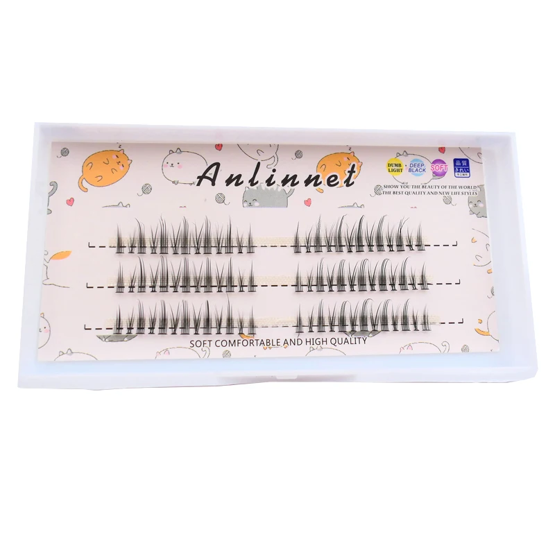 Японские Волшебные накладные ресницы Anlinnet ручная работа маленького дьявола с