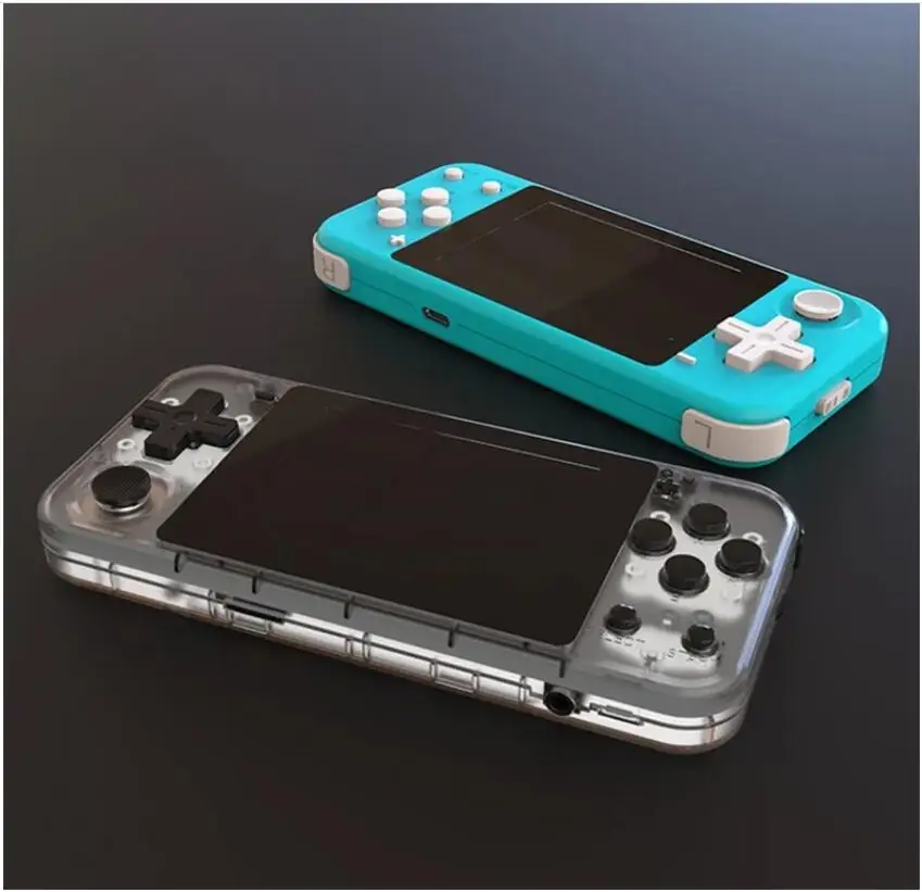 POWKIDDY Q90 3 дюймов IPS Экран портативная игровая консоль с двойным открытым Системы