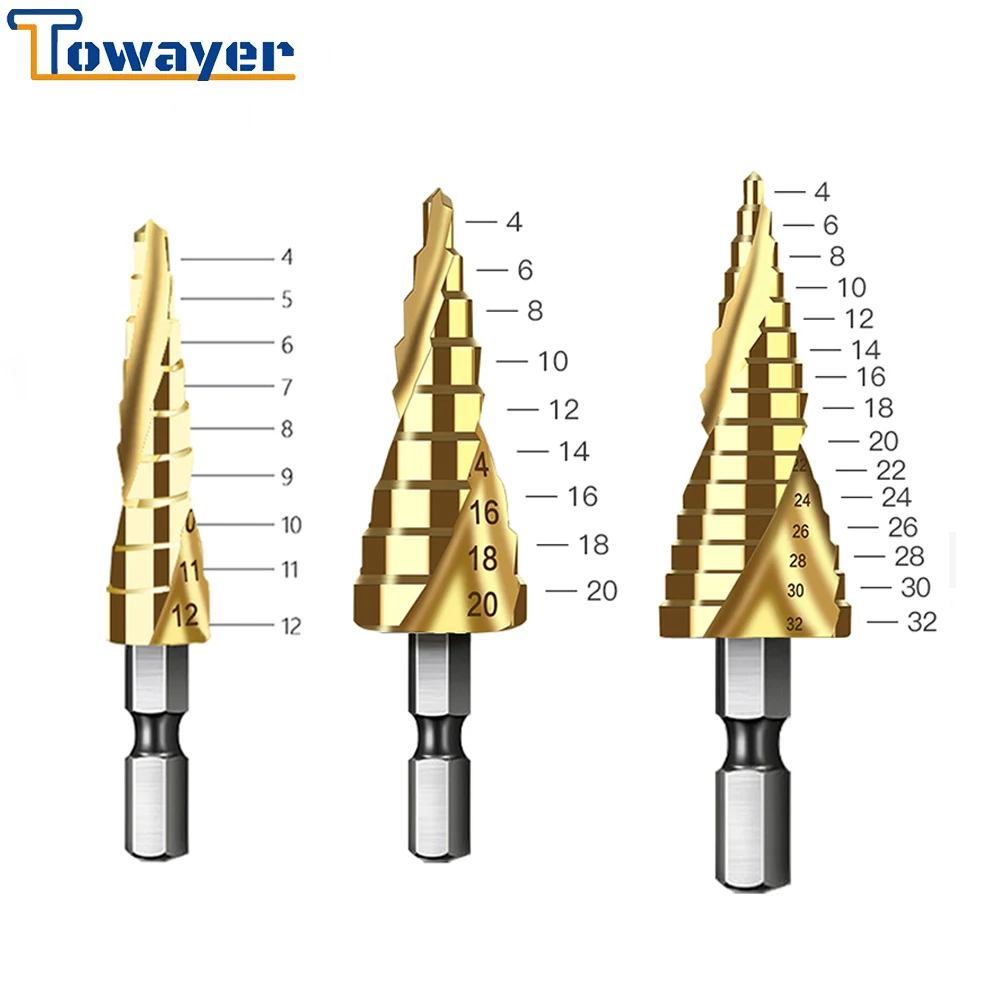 

Центровочное сверло, твердосплавное Коническое сверло для мини-дрели, 4-32 мм