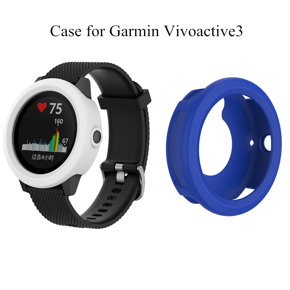 

Мягкий защитный чехол для Garmin Vivoactive3, чехол из ТПУ и силикона, Защита экрана для VivoActive 3, защитный чехол