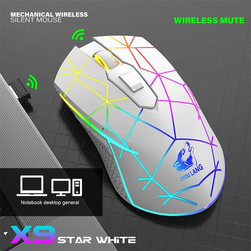 2 4ghz wireless mouse bluetooth gaming mouse rechargeable computer mause ergonomic design for ipad computer laptop mice free global shipping