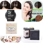 Шампунь для черных волос YOVIP, блестящая фотоблестящая краска для серых и белых волос, бамбуковый уголь, очищающее детоксикационное мыло